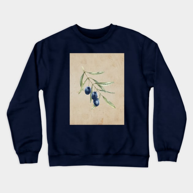 Vintage olives Crewneck Sweatshirt by Anna H